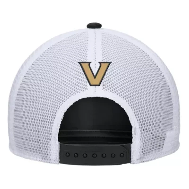 NCAA Nike Vanderbilt Commodores 2025 On-Field Rise Trucker Performance Adjustable Hat