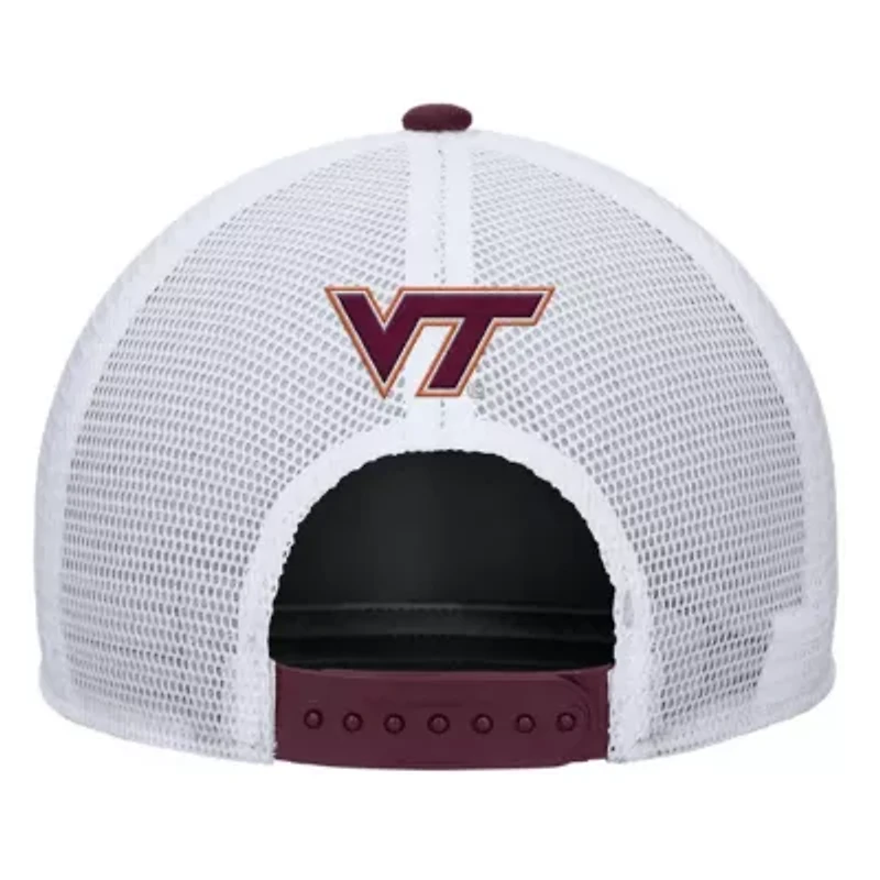 NCAA Nike Virginia Tech Hokies 2025 On-Field Rise Trucker Performance Adjustable Hat