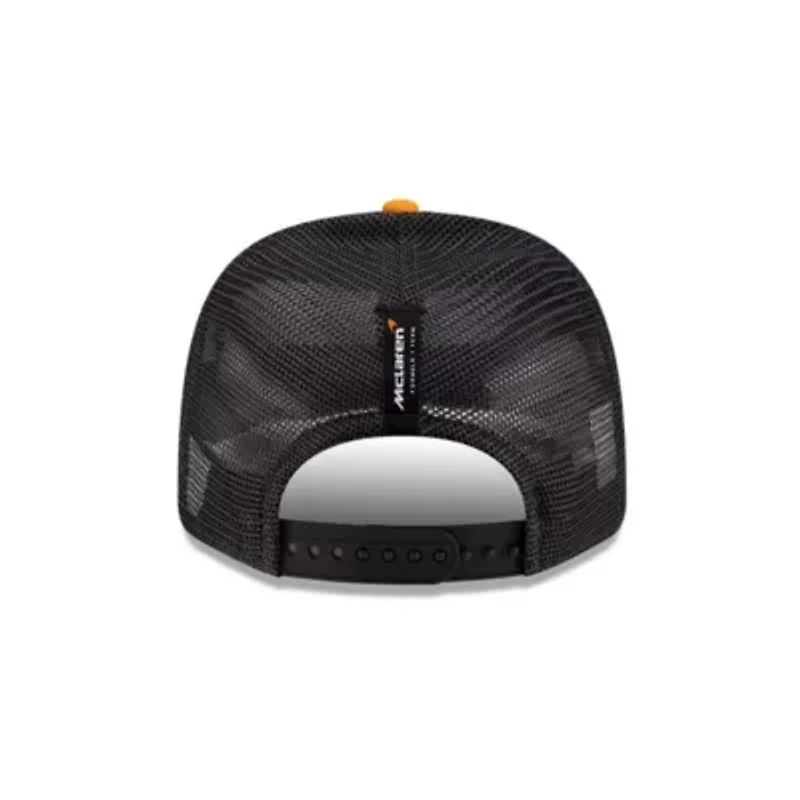 Formula 1 Lando Norris Orange/Black McLaren F1 Team Driver Replica 9SEVENTY Adjustable Trucker Hat