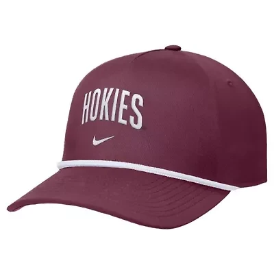 NCAA Nike Virginia Tech Hokies Rise Adjustable Hat