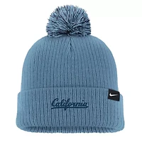 California Golden Bears NCAA Nike Cal Bears Tonal Peak Cuffed Knit Hat with Pom