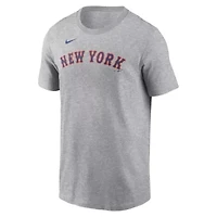 MLB Nike Francisco Lindor New York Mets Fuse Name & Number T-Shirt