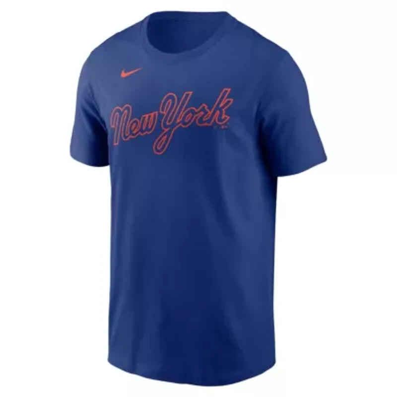 MLB Nike Francisco Lindor New York Mets Fuse Name & Number T-Shirt