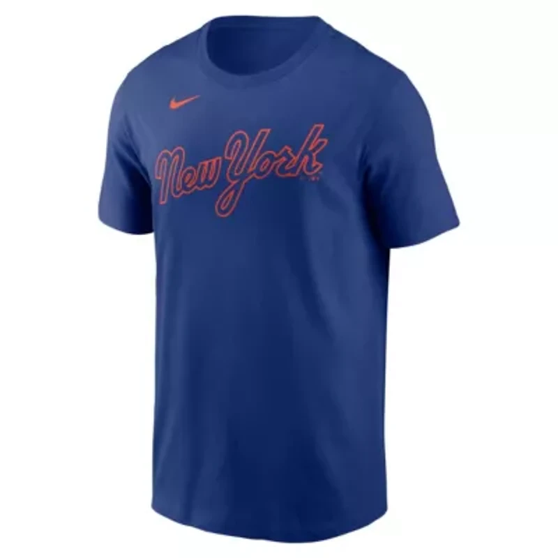 MLB Nike Edwin Diaz New York Mets Fuse Name & Number T-Shirt