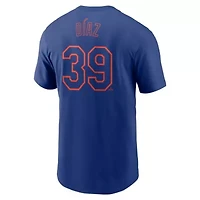 MLB Nike Edwin Diaz New York Mets Fuse Name & Number T-Shirt