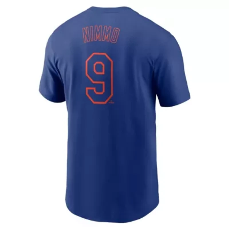 MLB Nike Brandon Nimmo New York Mets Fuse Name & Number T-Shirt