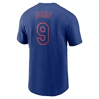 MLB Nike Brandon Nimmo New York Mets Fuse Name & Number T-Shirt