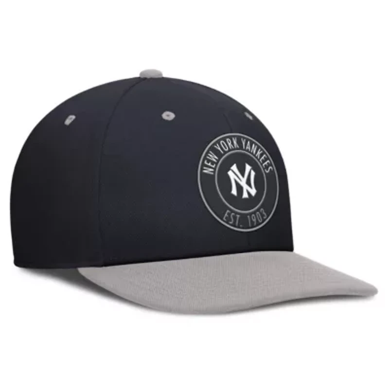 MLB Nike Navy/Gray New York Yankees Cooperstown Collection Pro Dri-FIT Snapback Hat
