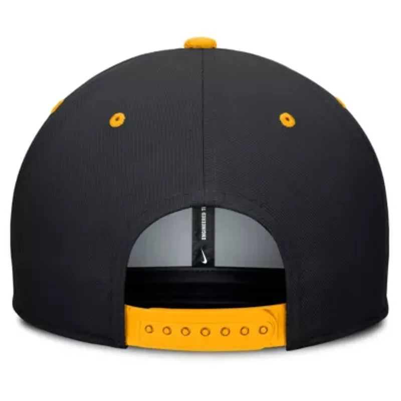 MLB Nike Black/Gold Pittsburgh Pirates Cooperstown Collection Pro Dri-FIT Snapback Hat