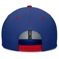 MLB Nike Royal/Red Texas Rangers Cooperstown Collection Pro Dri-FIT Snapback Hat