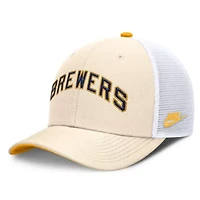 MLB Nike Milwaukee Brewers Cooperstown Collection Dri-FIT Rise Trucker Adjustable Hat