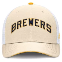 MLB Nike Milwaukee Brewers Cooperstown Collection Dri-FIT Rise Trucker Adjustable Hat