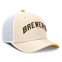 MLB Nike Milwaukee Brewers Cooperstown Collection Dri-FIT Rise Trucker Adjustable Hat
