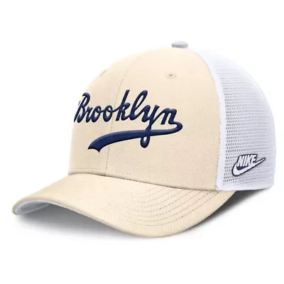 Cooperstown Teams Nike Brooklyn Dodgers Cooperstown Collection Dri-FIT Rise Trucker Adjustable Hat
