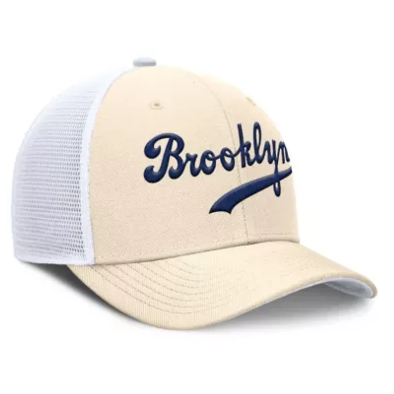 Cooperstown Teams Nike Brooklyn Dodgers Cooperstown Collection Dri-FIT Rise Trucker Adjustable Hat