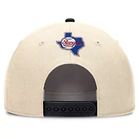 MLB Nike Natural/Black Texas Rangers Cooperstown Collection Rise Adjustable Hat