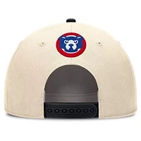 MLB Nike Natural/Black Chicago Cubs Cooperstown Collection Rise Adjustable Hat