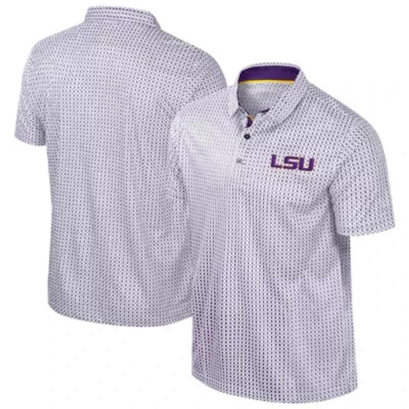 NCAA LSU Tigers Big & Tall Marty Rival Polo