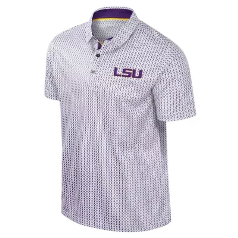 NCAA LSU Tigers Big & Tall Marty Rival Polo
