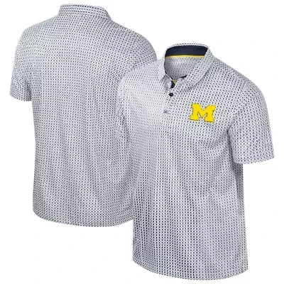 NCAA Michigan Wolverines Big & Tall Marty Rival Polo