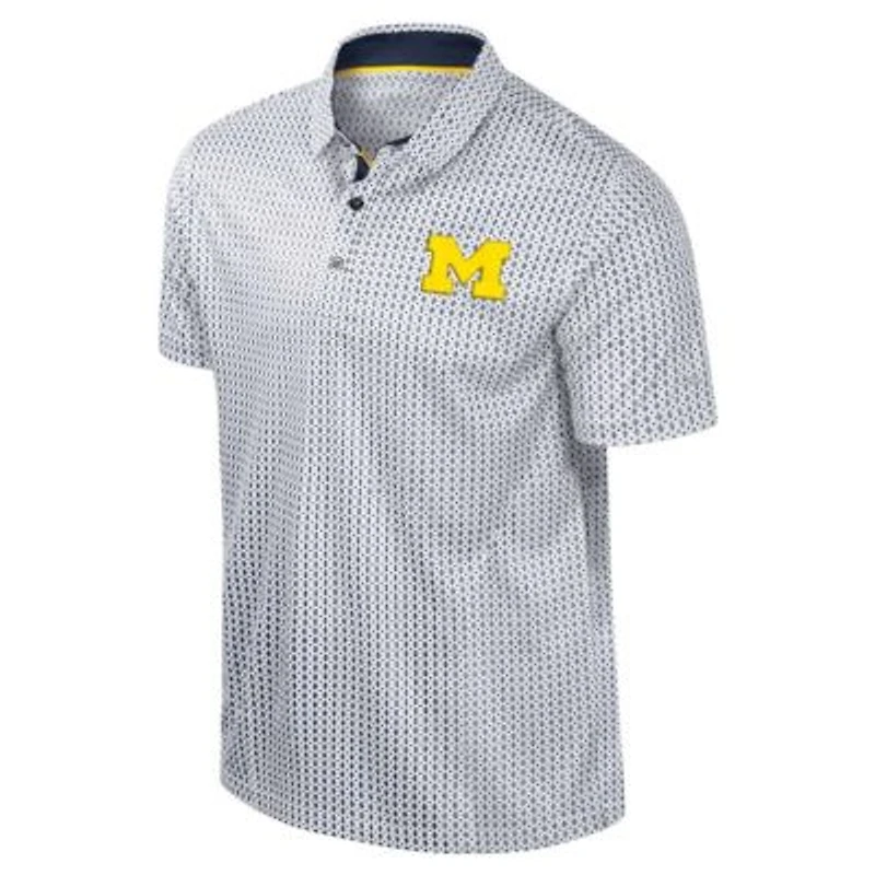 NCAA Michigan Wolverines Big & Tall Marty Rival Polo