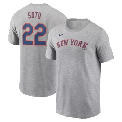MLB Nike Juan Soto New York Mets Fuse Name & Number T-Shirt