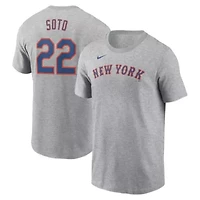 MLB Nike Juan Soto New York Mets Fuse Name & Number T-Shirt