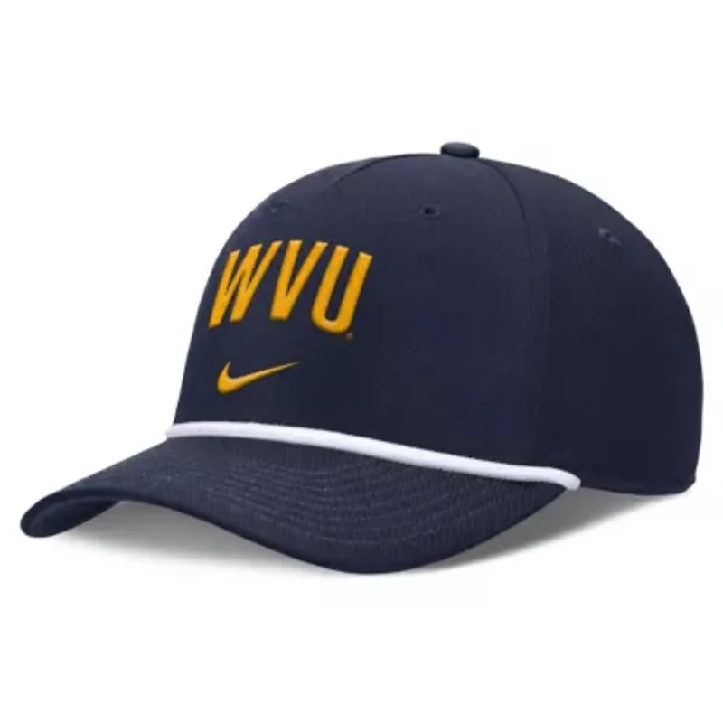 NCAA Nike West Virginia Mountaineers Rise Campus Adjustable Hat
