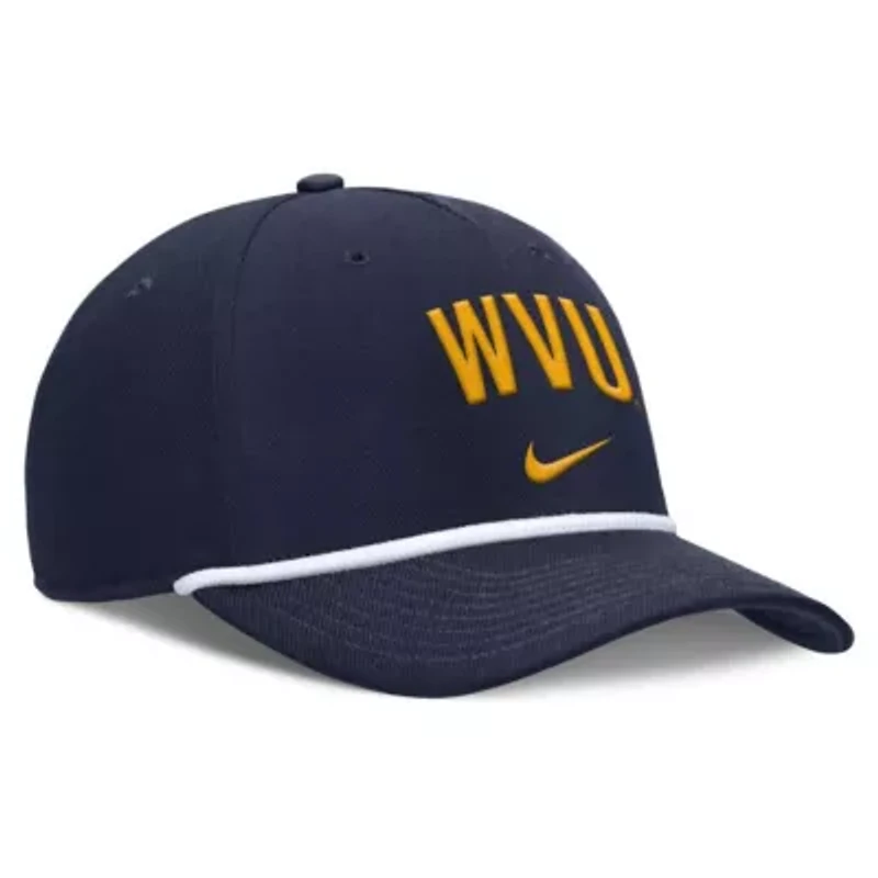 NCAA Nike West Virginia Mountaineers Rise Campus Adjustable Hat