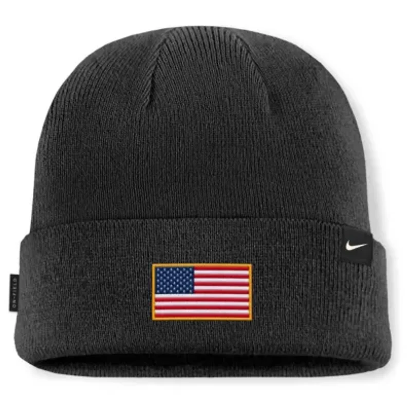 NCAA Nike West Virginia Mountaineers 2025 Military Appreciation Cuffed Knit Hat