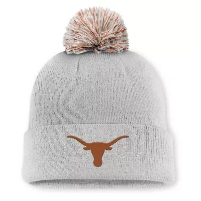 NCAA Nike Texas Longhorns Primetime Peak Campus Cuffed Knit Hat with Pom