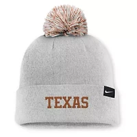 NCAA Nike Texas Longhorns Primetime Peak Campus Cuffed Knit Hat with Pom
