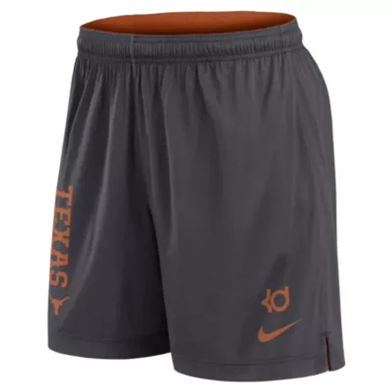 NCAA Nike Texas Orange/Anthracite Longhorns Courtside Standard Issue Dri-FIT Reversible Shorts