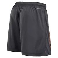 NCAA Nike Texas Orange/Anthracite Longhorns Courtside Standard Issue Dri-FIT Reversible Shorts