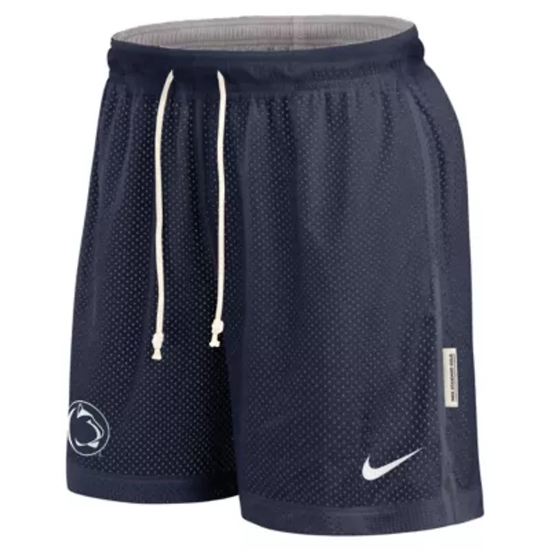 NCAA Nike Navy/Gray Penn State Nittany Lions Courtside Standard Issue Dri-FIT Reversible Shorts
