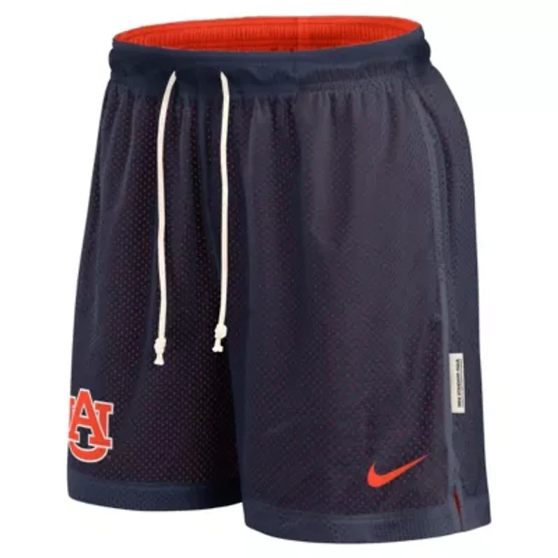 NCAA Nike Navy/Orange Auburn Tigers Courtside Standard Issue Dri-FIT Reversible Shorts