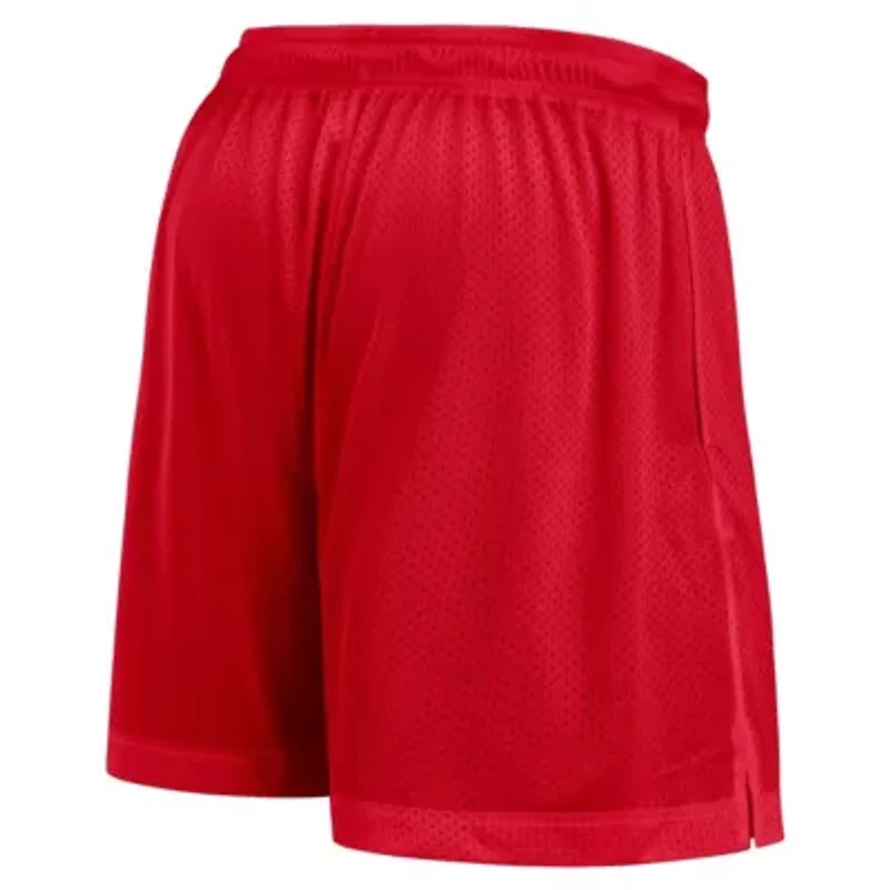 NCAA Nike Scarlet/Black Ohio State Buckeyes Courtside Standard Issue Dri-FIT Reversible Shorts