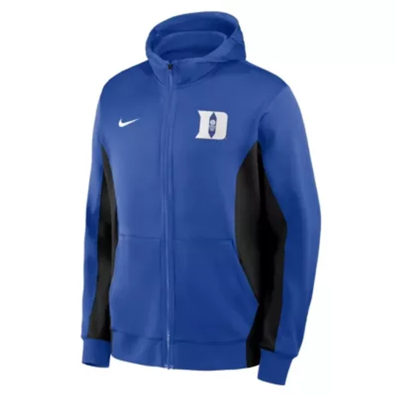 Duke Blue Devils NCAA Nike Royal/Black Dri-FIT Game Full-Zip Hoodie Jacket