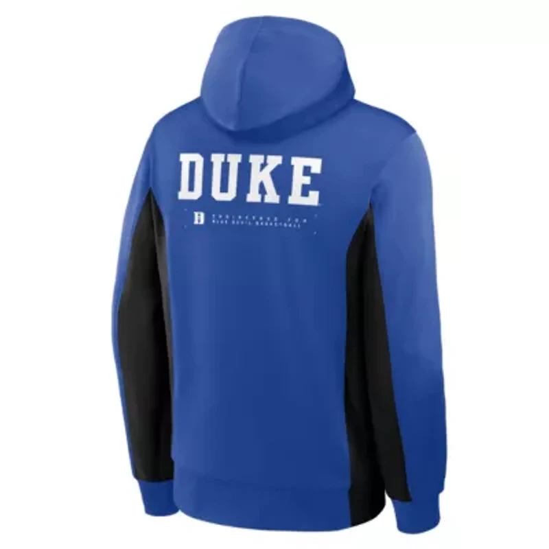 Duke Blue Devils NCAA Nike Royal/Black Dri-FIT Game Full-Zip Hoodie Jacket