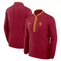 NCAA Nike USC Trojans Courtside Victory Dri-FIT Half-Zip Pullover
