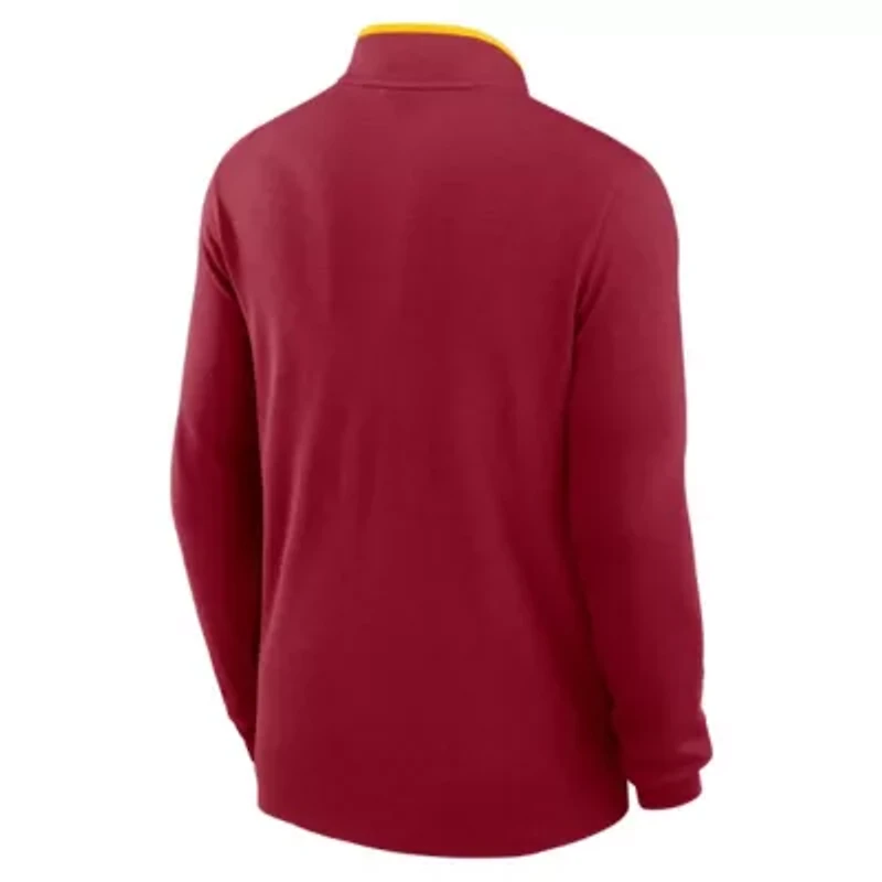 NCAA Nike USC Trojans Courtside Victory Dri-FIT Half-Zip Pullover