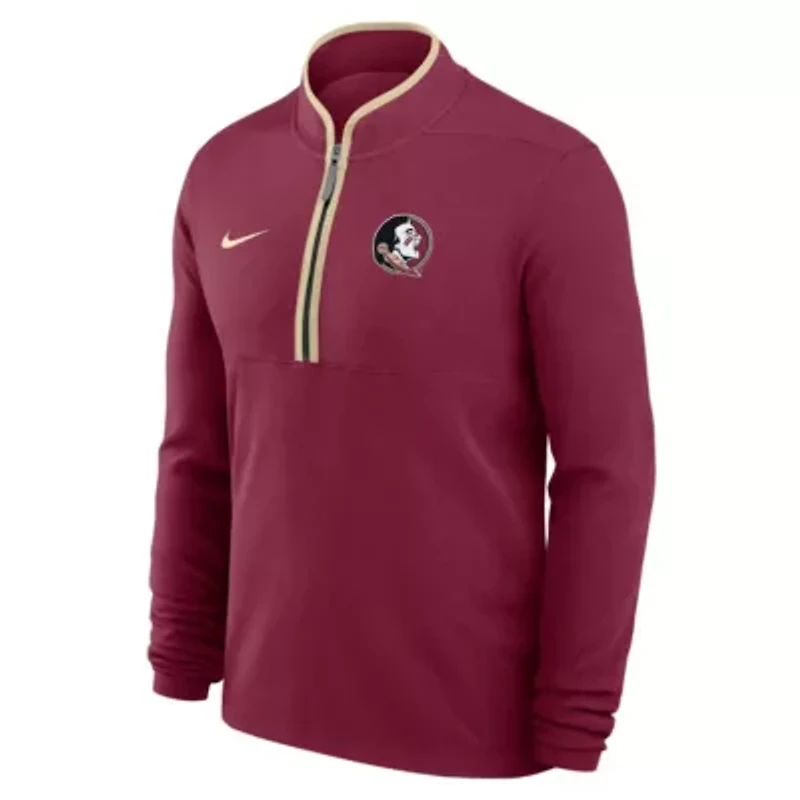 NCAA Nike Florida State Seminoles Courtside Victory Dri-FIT Half-Zip Pullover