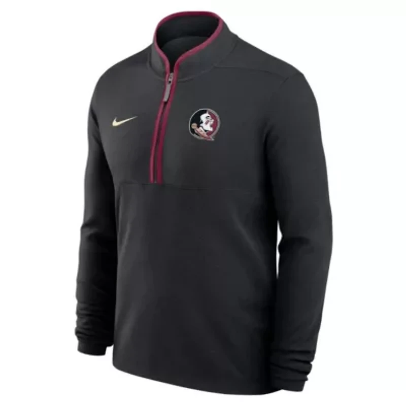 NCAA Nike Florida State Seminoles Courtside Victory Dri-FIT Half-Zip Pullover