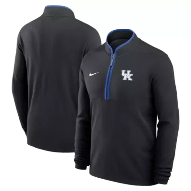 NCAA Nike Kentucky Wildcats Courtside Victory Dri-FIT Half-Zip Pullover