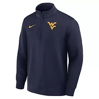 NCAA Nike West Virginia Mountaineers 2025 Coaches Premium Dri-FIT Half-Zip Pullover