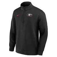 NCAA Nike Georgia Bulldogs 2025 Coaches Premium Dri-FIT Half-Zip Pullover