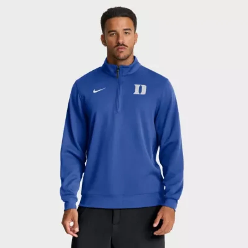 Duke Blue Devils NCAA Nike 2025 Coaches Premium Dri-FIT Half-Zip Pullover