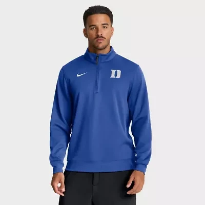 Duke Blue Devils NCAA Nike 2025 Coaches Premium Dri-FIT Half-Zip Pullover