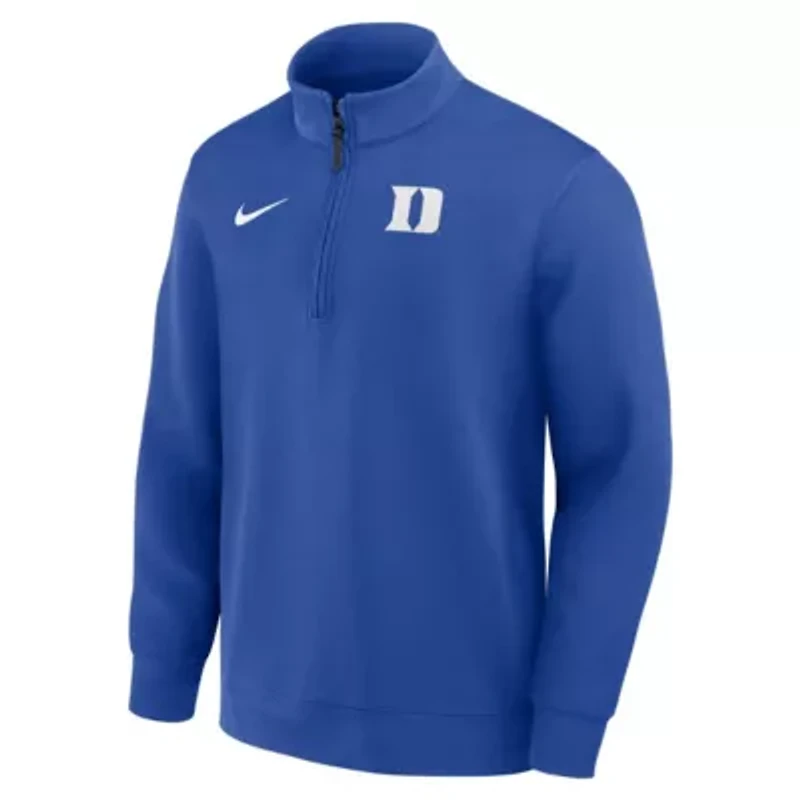 Duke Blue Devils NCAA Nike 2025 Coaches Premium Dri-FIT Half-Zip Pullover