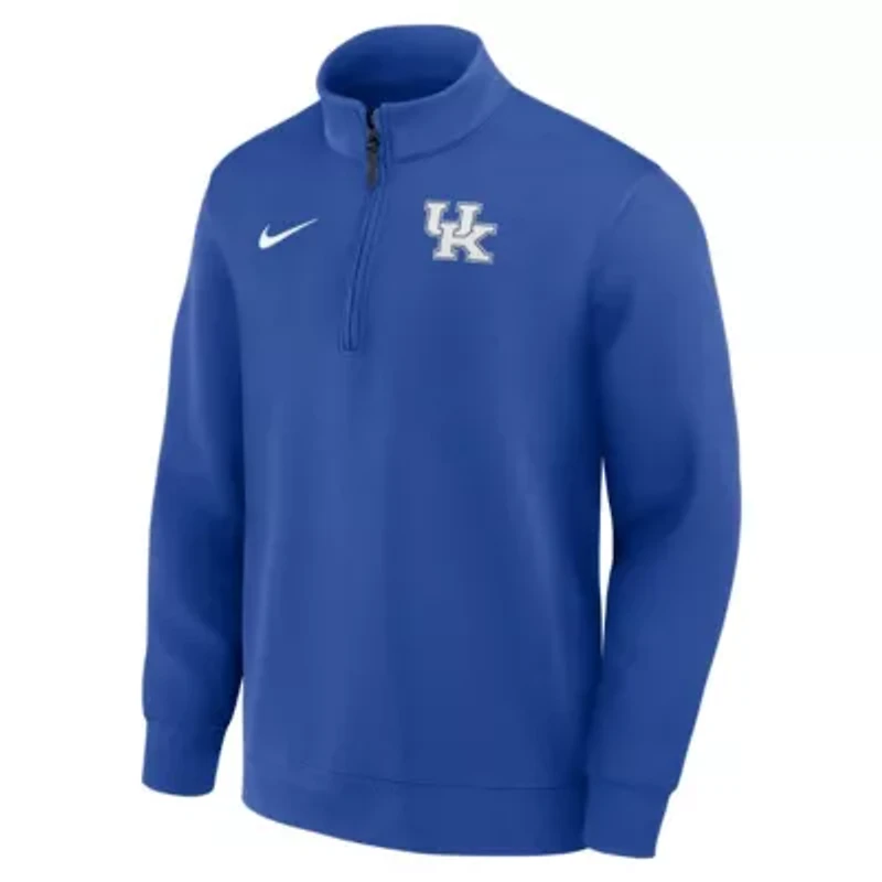 NCAA Nike Kentucky Wildcats 2025 Coaches Premium Dri-FIT Half-Zip Pullover
